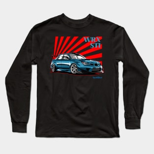 WRX sti illustration vector art Long Sleeve T-Shirt